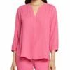 NYDJ Pintuck Blouse Women Tops -NYDJ Denim Haven 1411838189 RLLZ 1