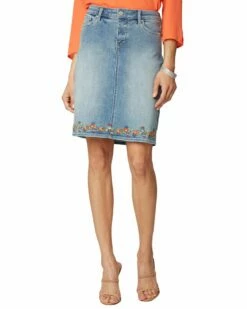 NYDJ Denim Haven 45 NYDJ 5 Pocket Skirt Women Skirts