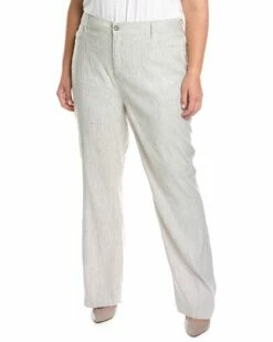 NYDJ Linen-Blend Trouser Women Pants