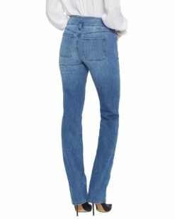 NYDJ Marilyn High-Rise Straight Jean Women Jeans 6 NYDJ Marilyn High-Rise Straight Jean Women Jeans -NYDJ Denim Haven 1411897613 RLLZ 2