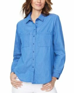 NYDJ Utility Shirt Women Tops