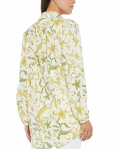 NYDJ Pleated Tunic Women Tops -NYDJ Denim Haven 1411922100 RLLZ 2