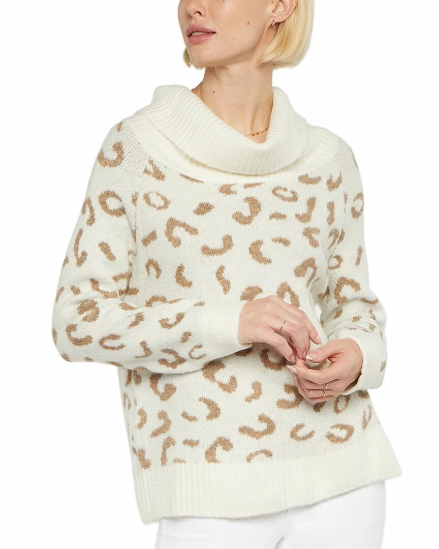 NYDJ Leopard Turtleneck Sweater Women Sweaters & Knits 3 NYDJ Leopard Turtleneck Sweater Women Sweaters & Knits