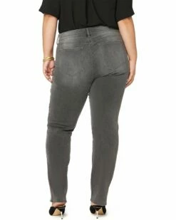 NYDJ Plus Marilyn Stability Straight Jean Women Jeans -NYDJ Denim Haven 1411974875 RLLZ 2