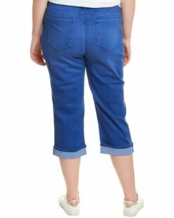 NYDJ Plus Marilyn Morena Crop Cuff Pant Jean Women Jeans -NYDJ Denim Haven 1411977470 RLLZ 2