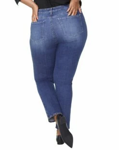 NYDJ Plus Sheri Alton Slim Straight Leg Jean Women Jeans -NYDJ Denim Haven 1411977485 RLLZ 2