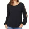 NYDJ Split Sleeve T-Shirt Women Tops -NYDJ Denim Haven 1411997161 RLLZ 1